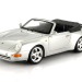 Porsche 911 Carrera Cabriolet 1:18 Bburago коллекционная модель автомобиля silver