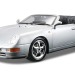 Porsche 911 Carrera Cabriolet 1:18 Bburago коллекционная модель автомобиля silver