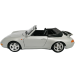 Porsche 911 Carrera Cabriolet 1:18 Bburago коллекционная модель автомобиля silver