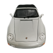 Porsche 911 Carrera Cabriolet 1:18 Bburago коллекционная модель автомобиля silver