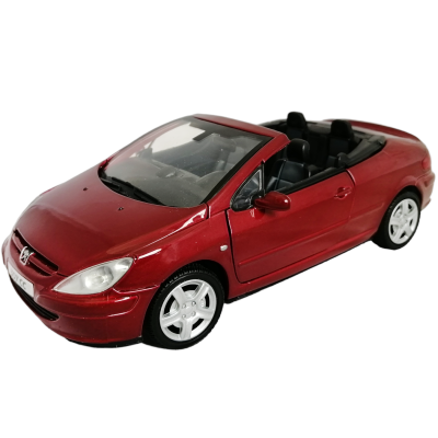 Peugeot 307CC 2003 года 1:24 коллекционная масштабная модель автомобиля red