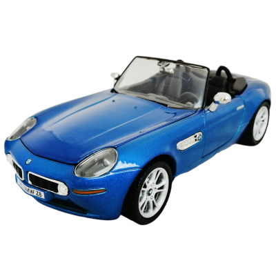 BMW Z8 roadster 2001 года коллекционная модель автомобиля 1:24 blue