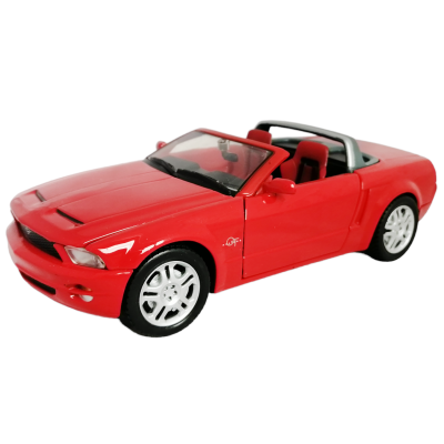 Ford 2004 Mustang GT Concept Convertible 1:24 коллекционная металлическая модель автомобиля red 