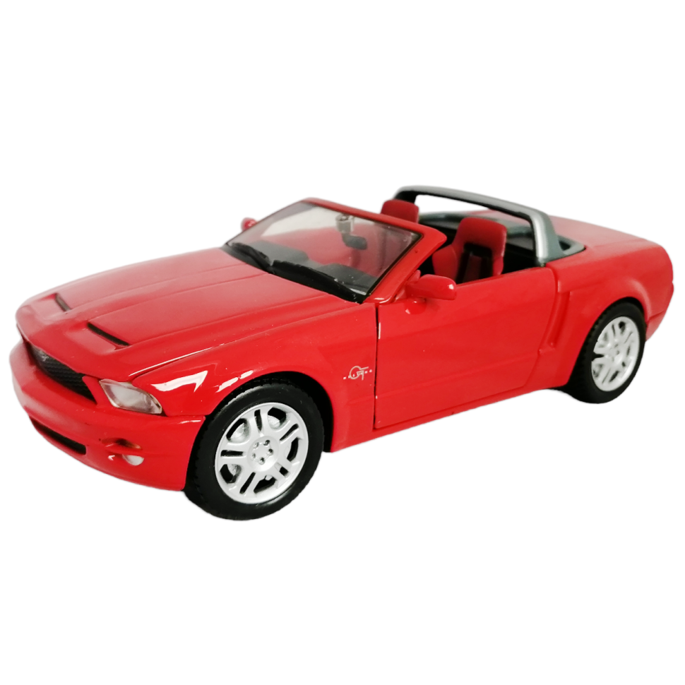 Ford 2004 Mustang GT Concept Convertible 1:24 коллекционная металлическая модель автомобиля red 