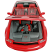 Ford 2004 Mustang GT Concept Convertible 1:24 коллекционная металлическая модель автомобиля red 
