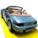 BMW Z3 roadster масштаба 1:43, металл Коллекционная модель 