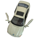 BMW 328 масштаба 1:43, металл коллекционная модель 