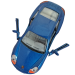Porsche 996 синяя масштаба 1:43, металл Коллекционная модель 