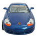 Porsche 996 синяя масштаба 1:43, металл Коллекционная модель 