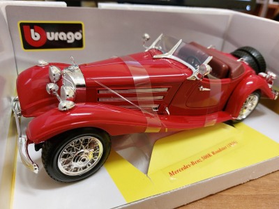 Mercedes Benz 500K Roadster 1936 коллекционная модель автомобиля 1:18