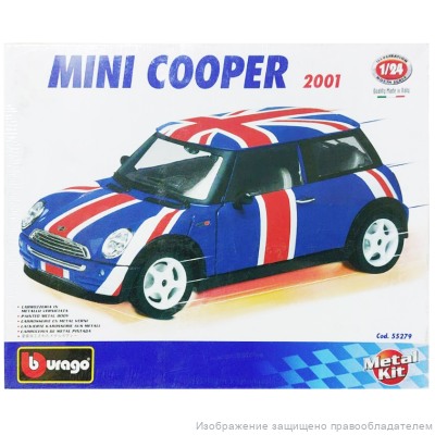 Сборная модель автомобиля Mini Cooper 2001, 1:24