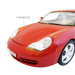 Porsche 911 Carrera 1997 Bburago коллекционная модель автомобиля 1:18