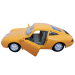 Porsche 911 желтая масштаба 1:43, металл Коллекционная модель 