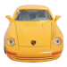 Porsche 911 желтая масштаба 1:43, металл Коллекционная модель 