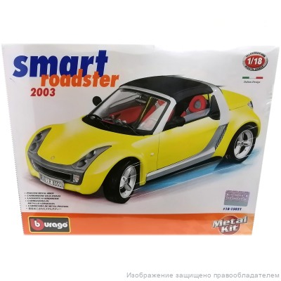 Smart Roadster (2003) 1:18 сборная модель автомобиля Bburago KIT сборка