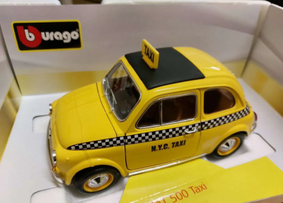 Fiat 500 Taxi коллекционная модель автомобиля 1:18