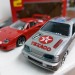 Модель Ferrari F40 + Ford Sierra 1:43, металл, Bburago