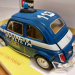 Fiat 500 Polizia коллекционная модель автомобиля 1:18