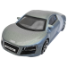 Audi R8 коллекционная машинка, масштаб 1:43, металл