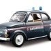 Fiat 500 Carabinieri 1/18 Bburago коллекционная масштабная машинка масштаб 1:18
