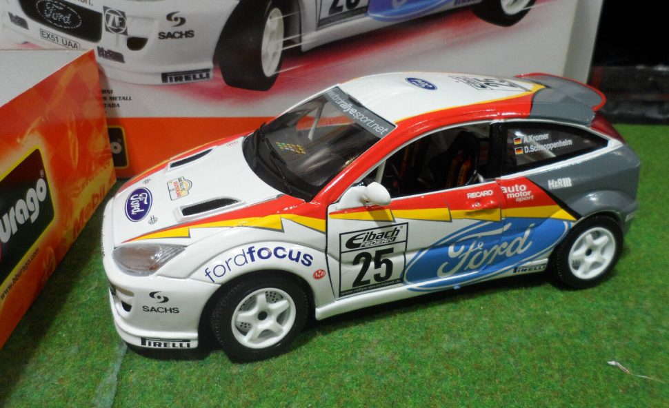 Сборная металлическая модель автомобиля Ford Focus rally 1:18 70328 ...