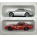 Модель Chevrolet Corvette + Porsche 911 Carrera 1:43, металл, Bburago