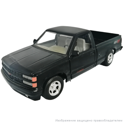 Chevrolet 454SS PICKUP 1:24 коллекционная металлическая модель автомобиля black