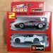 Модель Ferrari 512 + Dodge Viper SRT/10 белый 1:43, металл, Bburago