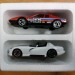 Модель Ferrari 512 + Dodge Viper SRT/10 белый 1:43, металл, Bburago