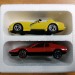 Модель Dodge Viper SRT/10 желтый + Ferrari 512 1:43, металл, Bburago