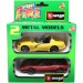 Модель Dodge Viper SRT/10 желтый + Ferrari 512 1:43, металл, Bburago