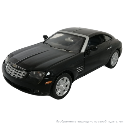 Chrysler Crossfire 1:24 коллекционная металлическая модель автомобиля black