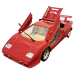 Lamborghini Countach GT коллекционная металлическая машинка масштаб 1:24 