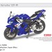 Мотоцикл Yamaha YZF-R1 коллекционная модель 1:18