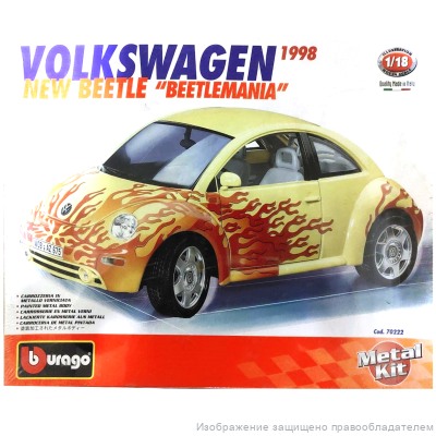 Сборная модель автомобиля Volkswagen New Beetle 1998 Beetlemania 1:18