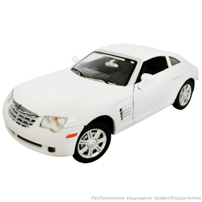 Chrysler Crossfire 1:24 коллекционная металлическая модель автомобиля white