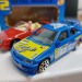 Модель Ford Escort Cosworth + Mercedes 300 SL 1:43, металл, Bburago