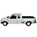 Ford F-150 2001 Ford F-150 SuperCab Flareside MOTOR MAX 1:24 silver