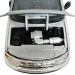 Ford F-150 2001 Ford F-150 SuperCab Flareside MOTOR MAX 1:24 silver