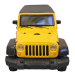 Jeep Wrangler Unlimited Rubicon масштаб 1:32 Bburago коллекционная модель автомобиля  yellow