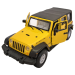 Jeep Wrangler Unlimited Rubicon масштаб 1:32 Bburago коллекционная модель автомобиля  yellow