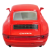 Porsche 911 красная масштаба 1:43, металл Коллекционная модель 