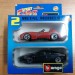 Модель Dodge Viper SRT/10 красный + Ferrari Testarossa 1:43, металл, Bburago