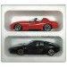 Модель Dodge Viper SRT/10 красный + Ferrari Testarossa 1:43, металл, Bburago