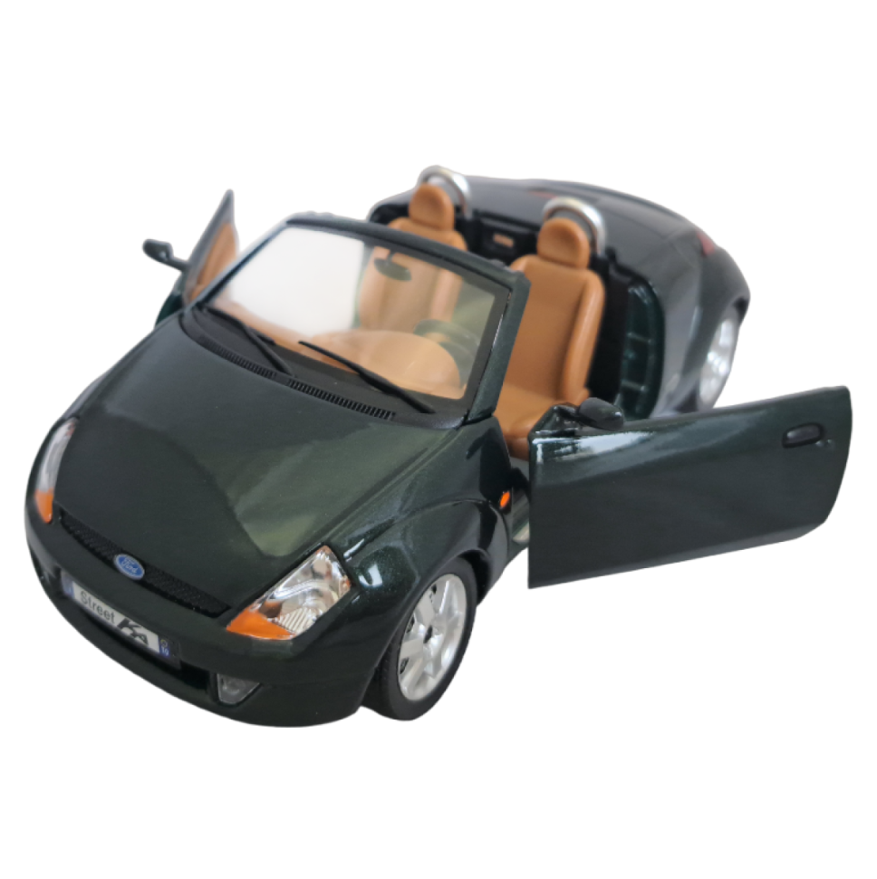 Ford Streetka 2005 год Bburago 1:24 коллекционная масштабная металлическая модель автомобиля green