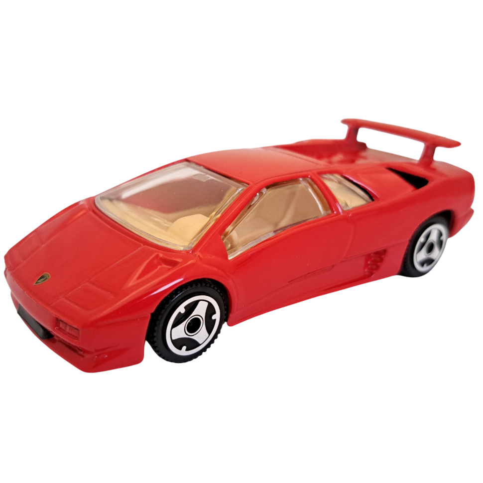 Lamborghini Diablo коллекционная машинка, масштаб 1:43, металл red