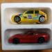 Модель Peugeot 205 turbo + Chevrolet Corvette 1:43, металл, Bburago