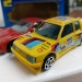 Модель Peugeot 205 turbo + Chevrolet Corvette 1:43, металл, Bburago