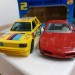 Модель Peugeot 205 turbo + Chevrolet Corvette 1:43, металл, Bburago