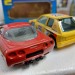 Модель Peugeot 205 turbo + Chevrolet Corvette 1:43, металл, Bburago